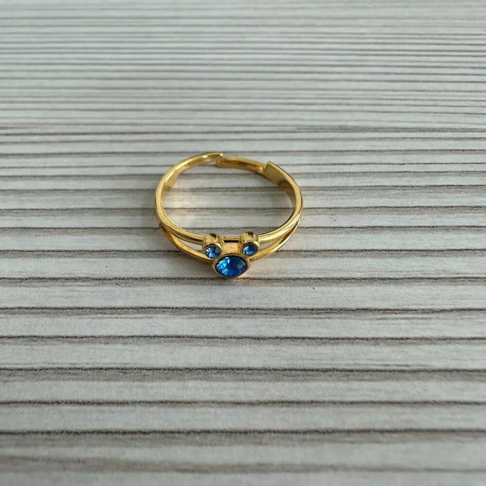 Vintage Mickey Mouse September Birthstone Ring